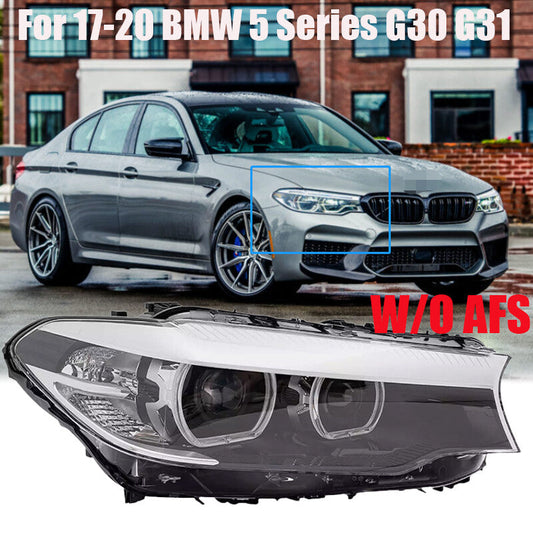 ya 11 10.28 Xenon LED Adaptive Right Headlight w/o AFS For 2017-2020 5 G30 G31 n
