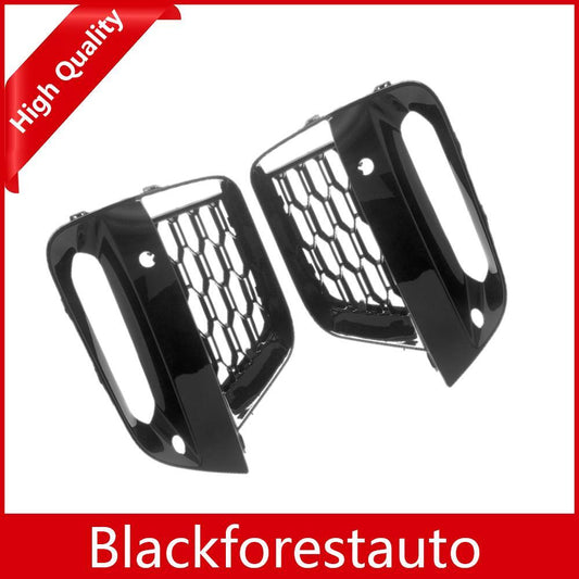 ya 27 6.18 Fits For X3 G01 X4 G02 2X Front Left & Right Bumper Fog Light Grille Cover