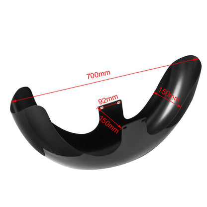 ya 5 8.7 Gloss Black 19-inch Wheel Package Front Fender for Harley Touring Glide Custom Bag