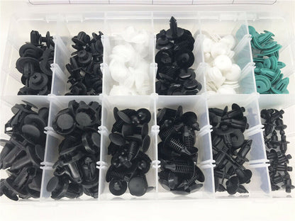 ya 5 8.7 240Pcs Mixed Size Car Door Bumper Panel Fender Retainer Push Rivet Fastener Clip