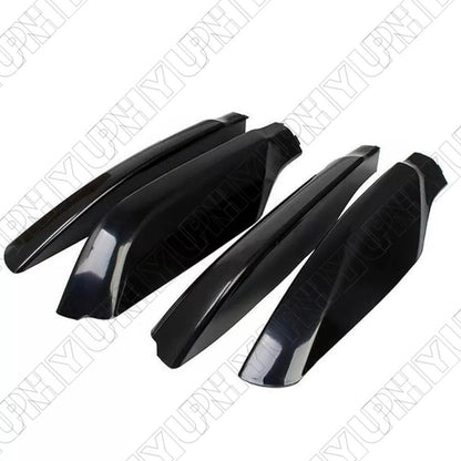 ya 5 8.7 4Pcs Car Roof Rack Rail End Cover Cap Black for Toyota Prado 2010 2011 2012-2018