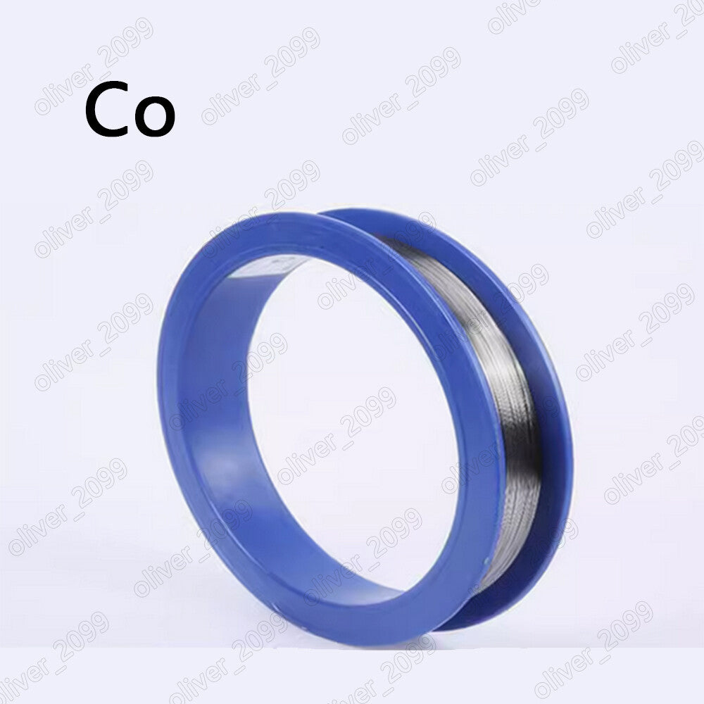 1 Meter 99.9% High-Purity Cobalt Co Wire Round Solid Cobalt Wire