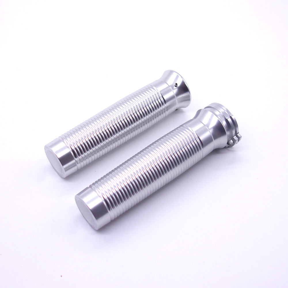 ya 6 6.13.2 Motorcycle 1 Silver CNC Handlebar Hand Grips for Harley Sportster XL1200 883 48