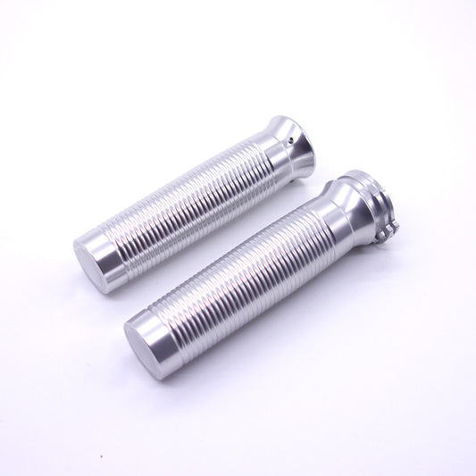 ya 6 6.13.2 Motorcycle 1 Silver CNC Handlebar Hand Grips for Harley Sportster XL1200 883 48