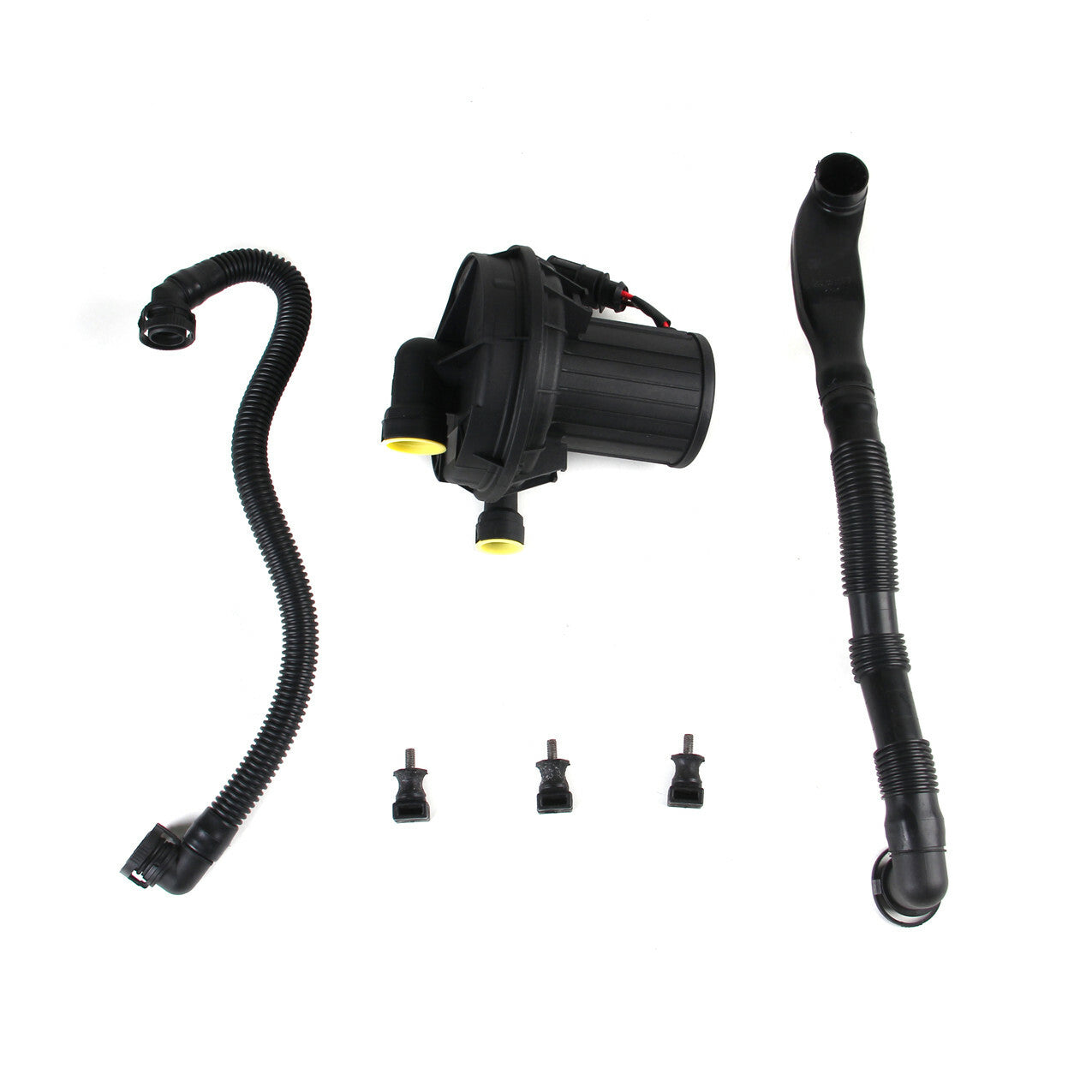 ya 5 8.7 Secondary Air Pump + 3x Mount + Hose Set Fit for VW for Passat for Audi A4 06A959253E