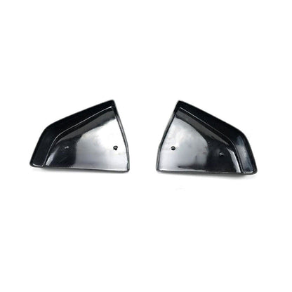 ya 11 10.28 Gloss Rear Bumper Side Corner Splitters Aprons for Corvette C7 Stingray 14-