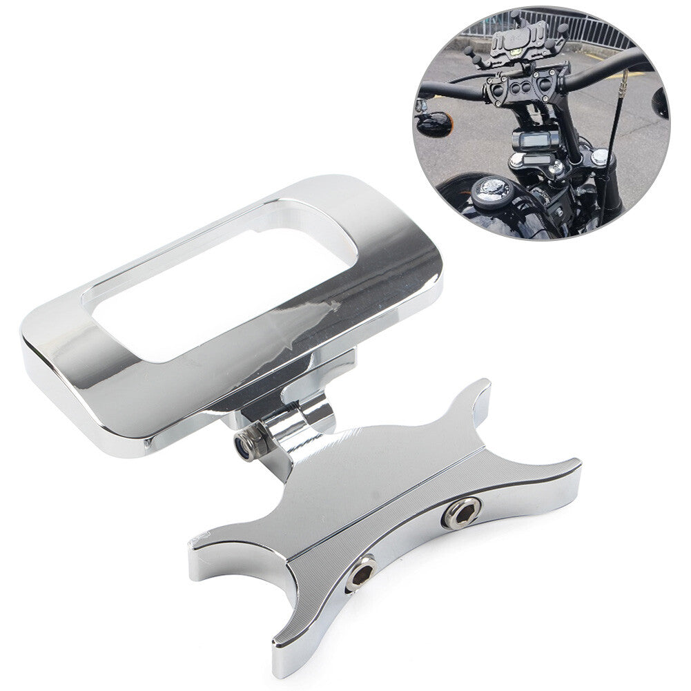 ya 5 8.7 1-1/4 Handlebar Risers Gauge Mount for Harley Softail Street Bob FXBB 18-20 USA