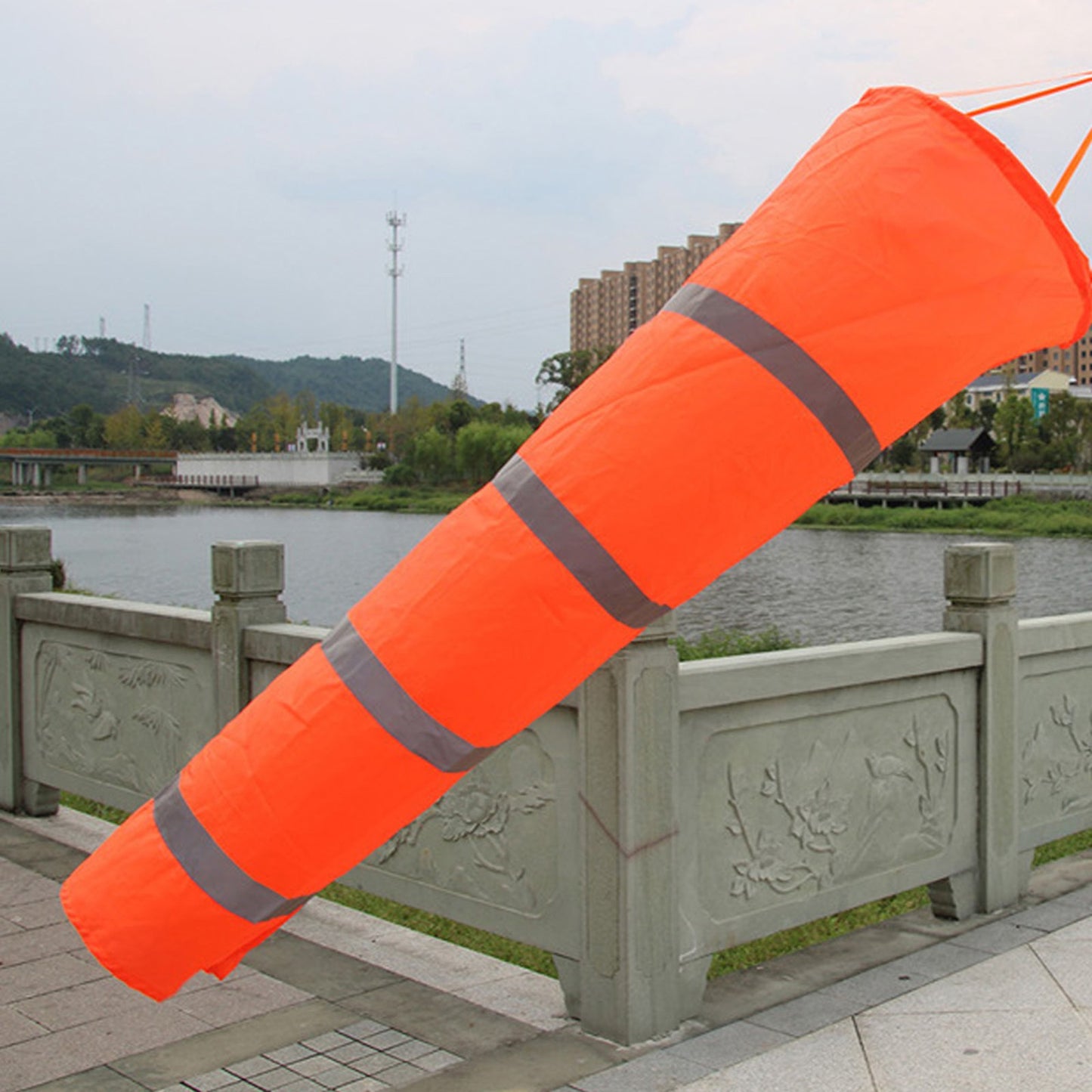 ya 14 50cm Nylon Airport Windsock Stop Outdoor Wind Measurement Sock Bag With