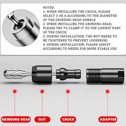 ya 17 Quickly Setups M10 Thread Converter Set For Angle To Straight Grinder