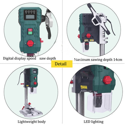 ya 26 Digital Display Drill Electric Woodworking Bench Variable Speed Drill Machine