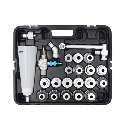 ya 26 Auto Repair Tools 24pcs Alu um Oil Filler Funnel Set Alloy Material