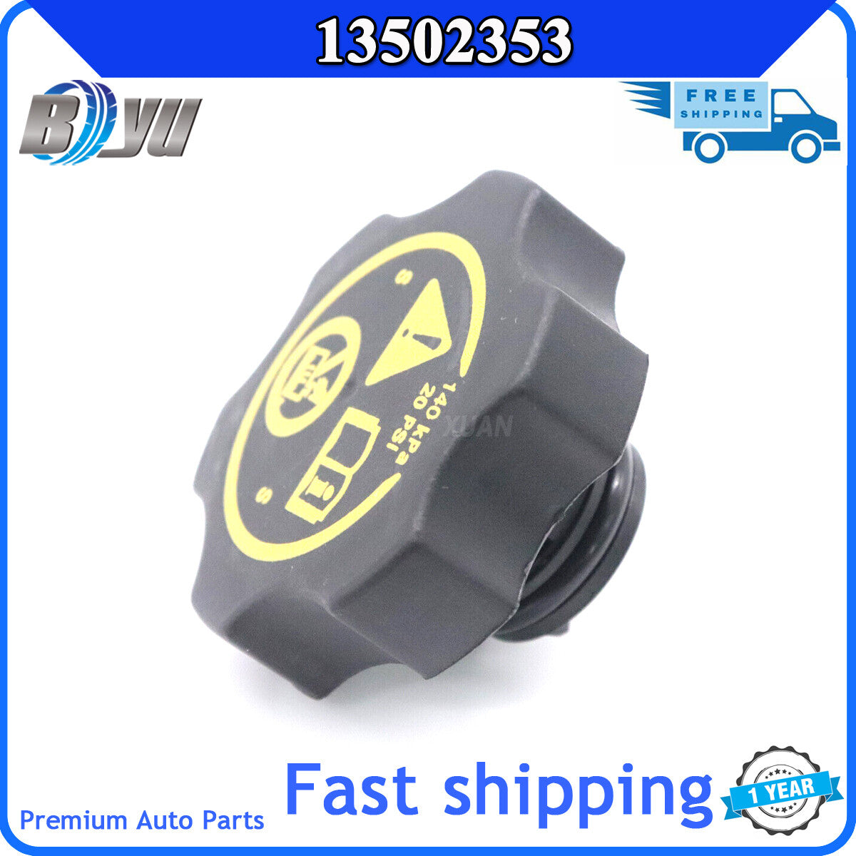 ya 7 6.10 13502353 New for Buick for Cruze Radiator Reservoir Cap Coolant Recovery Tank Cap