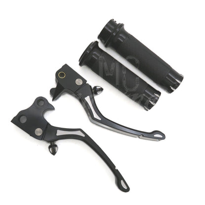 ya 5 8.7 1 25mm Handle Bar Hand Grips With Brake Clutch Levers for Harley Sportster XL883