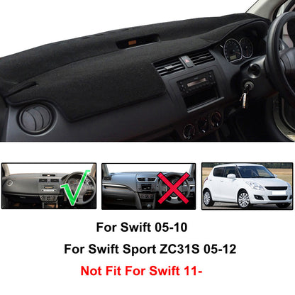 ya 5 8.7 XUKEY for Suzuki for Swift 2005 - 2010 Dashmat Dash Mat Dashboard Cover Pad Carpet