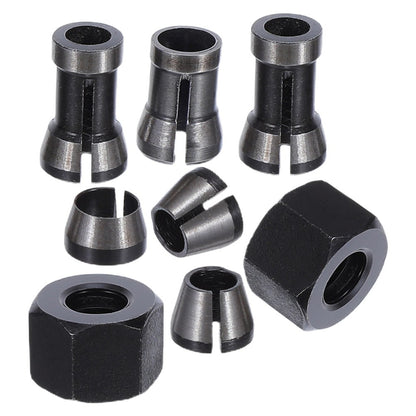 ya 14 8 Pcs Trimming Machine Chuck Collet Router Milling Tools Adaptor
