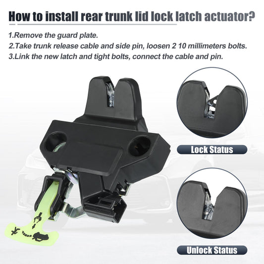 ya 6 6.12 Liftgate Tailgate Lock Trunk Latch Actuator for Toyota for Corolla 09-13 64600-02040