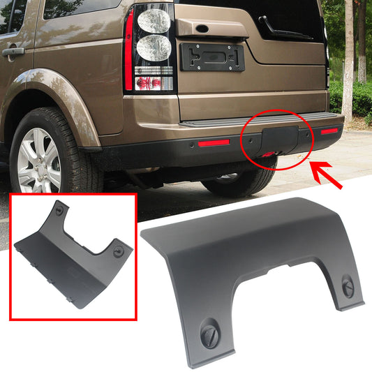 ya 27 6.18 for Land Rover LR3 LR4 Car Tow Hook Eye Cover Rear Bumper Towing Cap W/ Clips