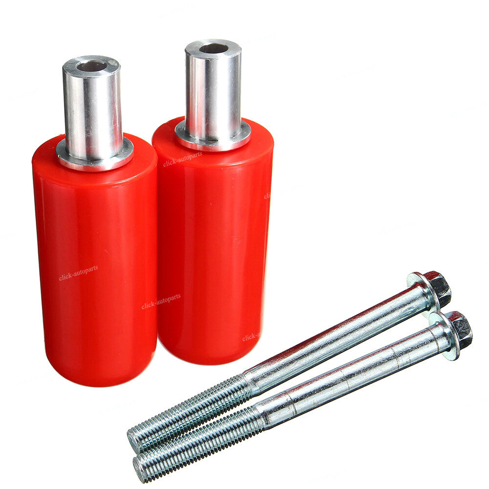 ya 3 6.23 Universal Motorcycle Frame Sliders Anti Crash Protector Red for Yamaha for Suzuki