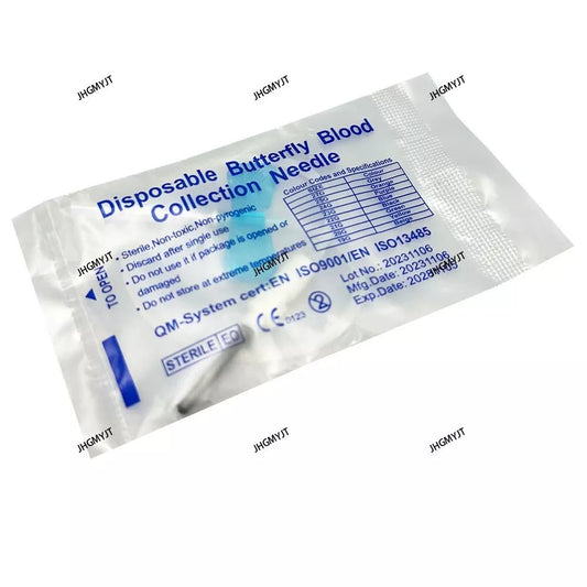 23G Butterfly needle, Butterfly type needle, Individually Wrapped