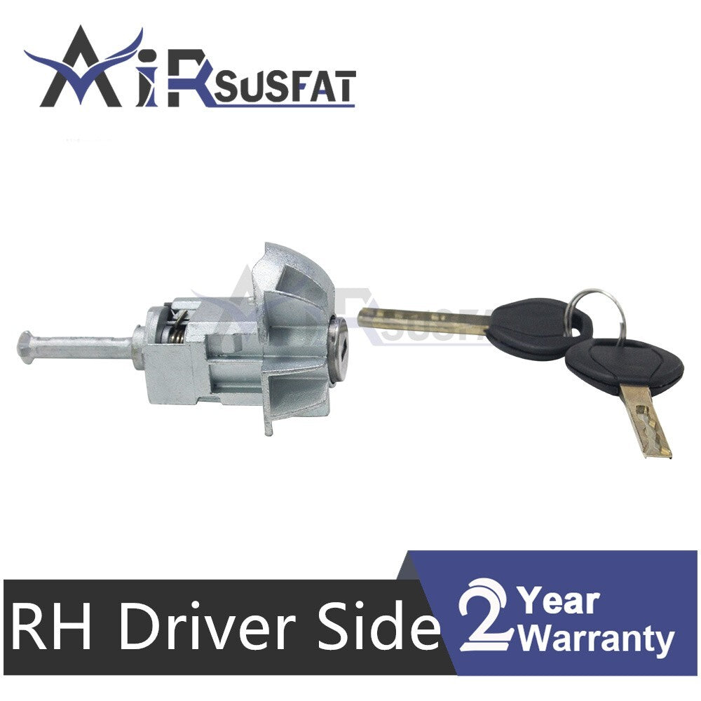 ya 1 8.5.4 RH Driver Side Door Lock Cylinder Barrel 2 Keys for E46 3 1998-2007