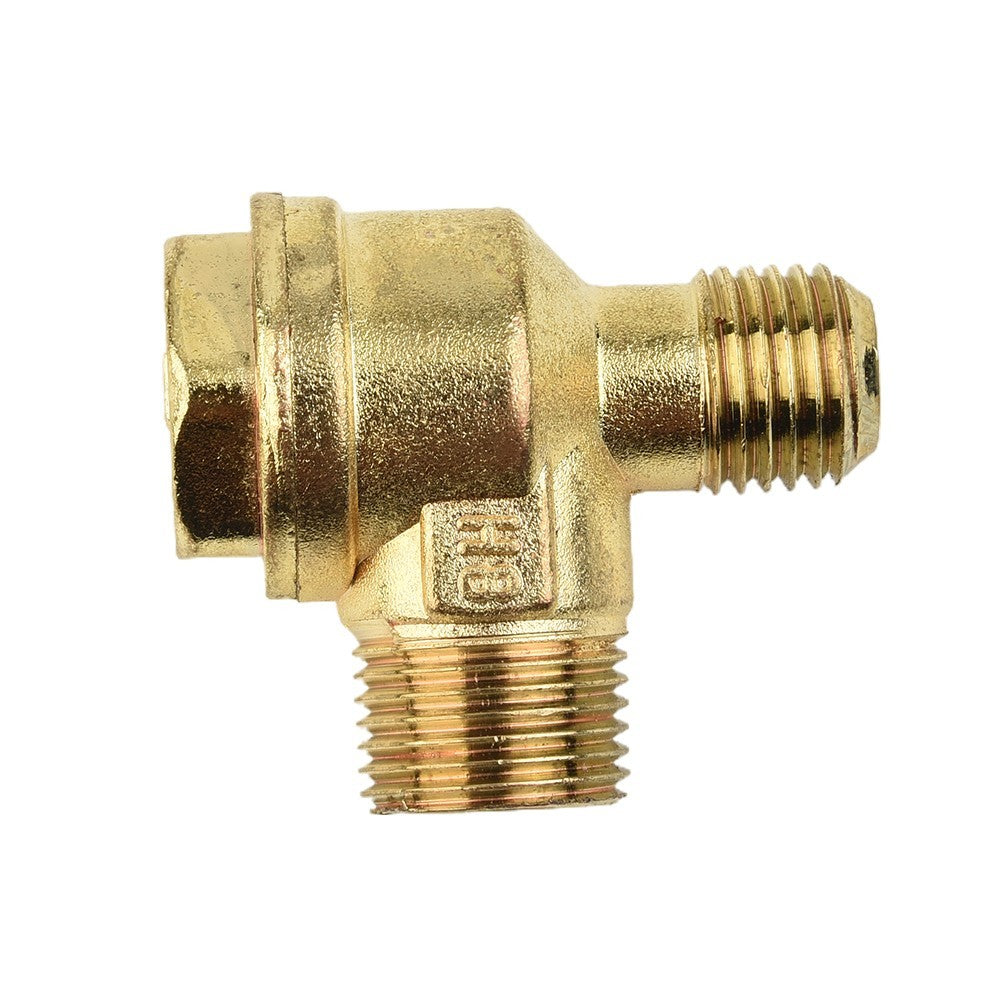 ya 14 2 Port Check Valve Zinc Alloy Male Thread Connector Tool For Air Compressor .