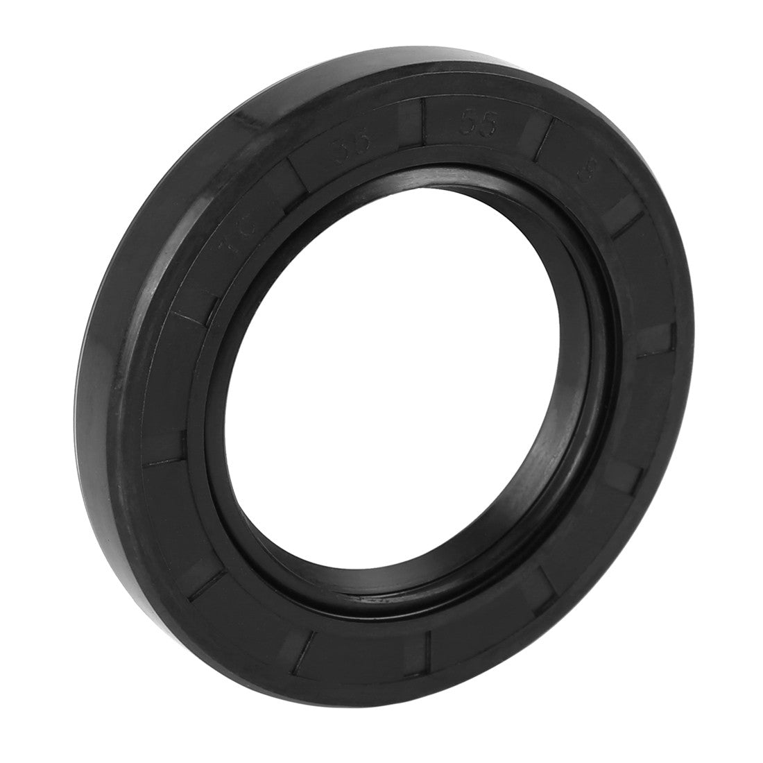 ya 5 8.7 35mm x 55mm x 8mm Black Rubber Cover Double Lip TC Oil Shaft Seal