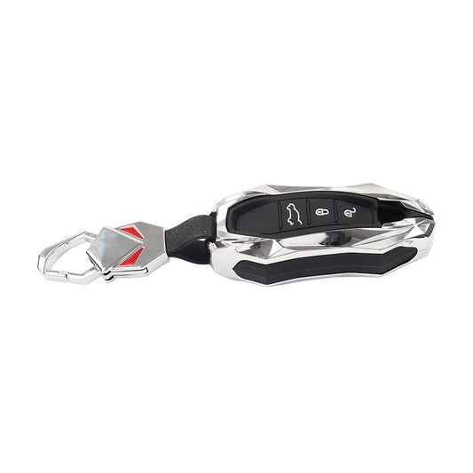 ya 10 5.28 Silver for Smart Key Fob Cover Case Shell for Porsche for Cayenne for PANAMERA 911 Macan
