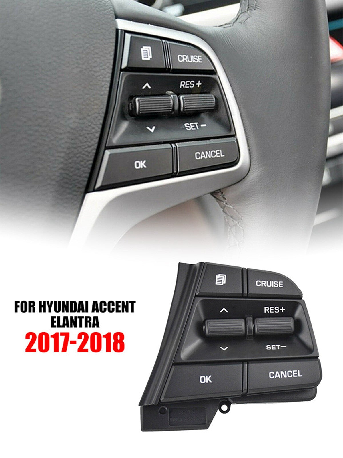 ya 1 8.5.2 for Hyundai for Elantra 1.6L Steering Wheel Cruise Control Switch Button 96700-F2210
