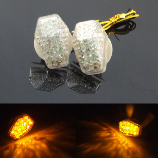 ya 4 6.17.2 2x Motorcycle Amber Front Turn Signal Indicator Light for Suzuki GSXR 600