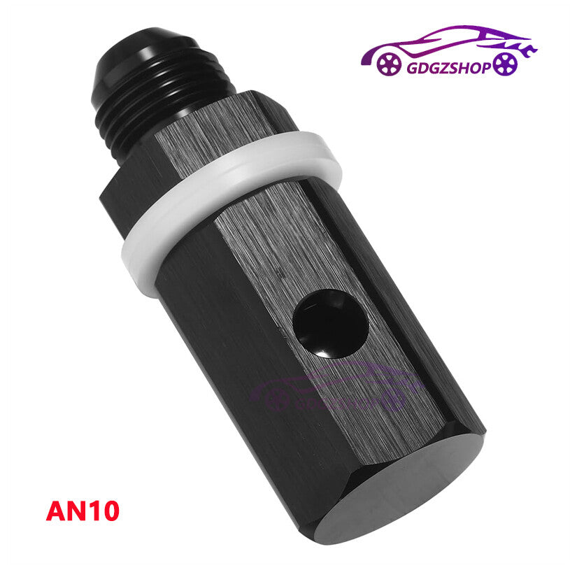 ya 10 5.28.3 10AN Male Fuel Cell Tank Rollover Vent Valve Mounted Hose Line Fitting Aluminum
