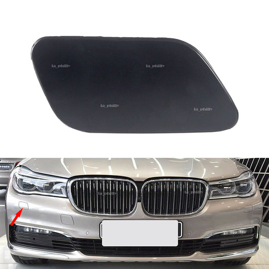ya 27 6.18 Front Headlight Washer Spray Cover Left Fit for BMW 7-Series 750i 740i [51117405595]