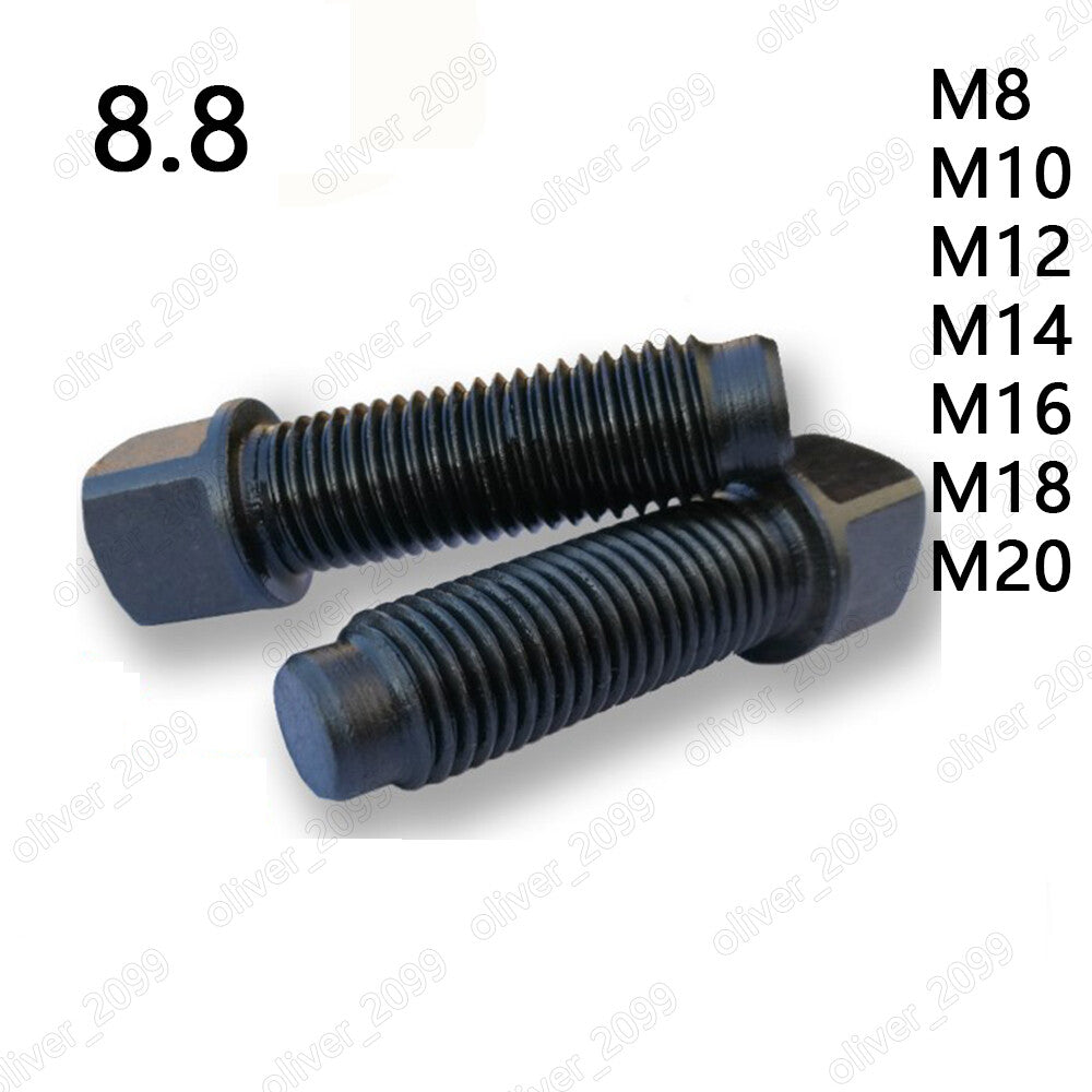 Black 8.8 Steel Square Head Lathe Tool Holder Screws M8 M10 M12 M14 M16 M18 M20