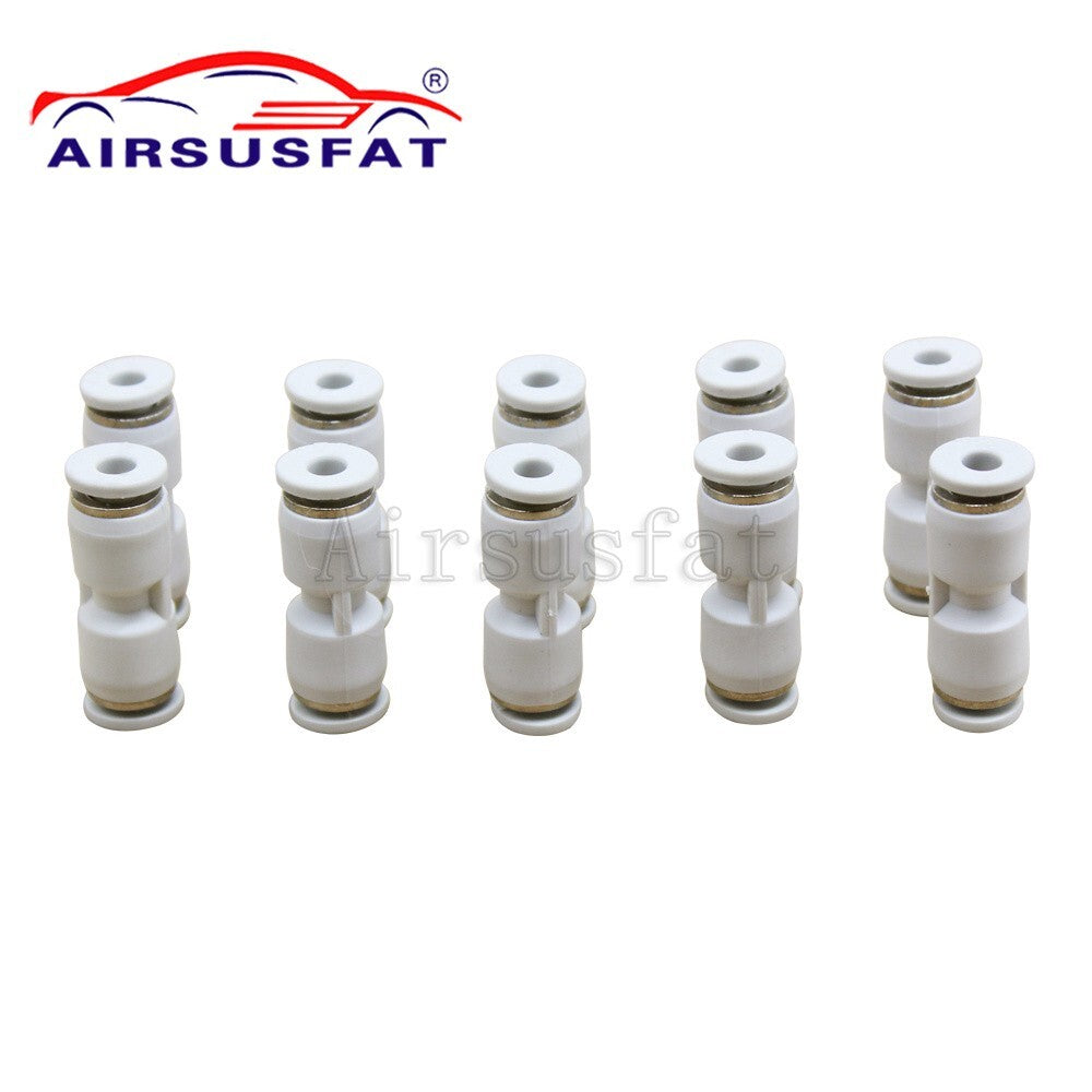 ya 1 8.5.2 10x 4mm for Mercedes Air Suspension Air Pipe Hose Repair Straight Connectors 