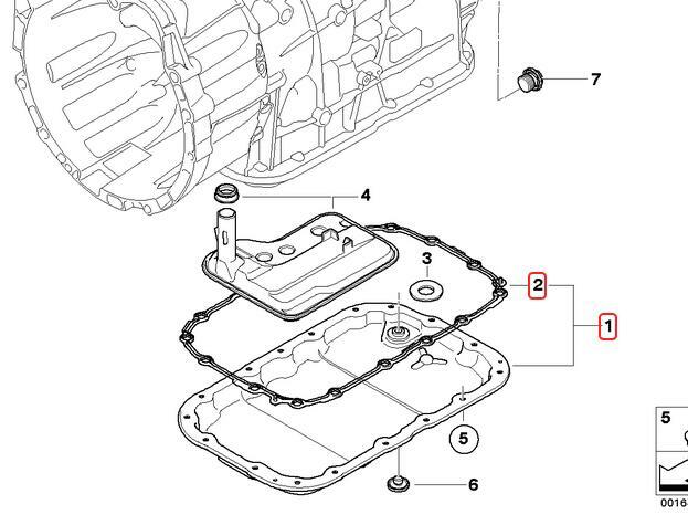 ya 5 8.7 Transmission oil pan and gasket suitable for BMW E81 E88 E90 120i 125i 128i 325i 328i X1 X3
