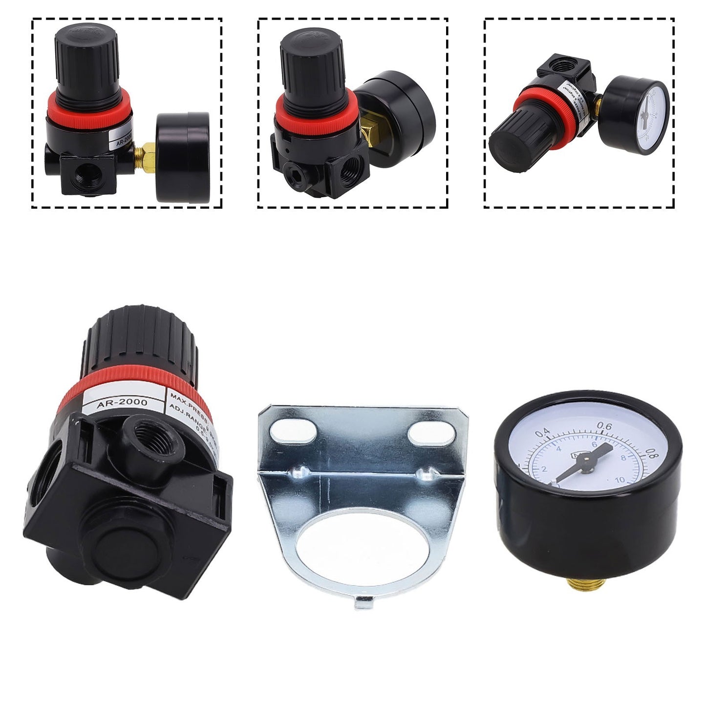 ya 16 Adjustable Air Compressor Pressure Regulator Perfect for Various Applications