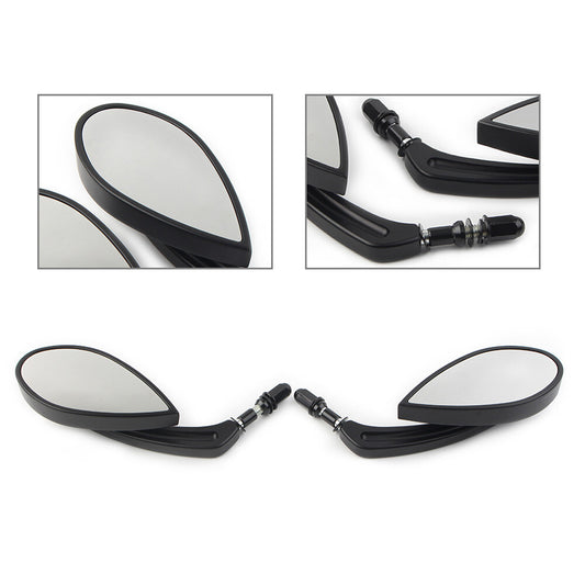 ya 4 6.21 8MM Rear View Mirrors Fit for Harley Touring Street Road Glide King Motorcycle