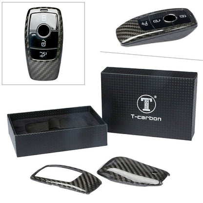 ya 5 8.7 for Mercedes-benz E-Class W213 2017 2018 Black Car Remote Key Case Shell Cover