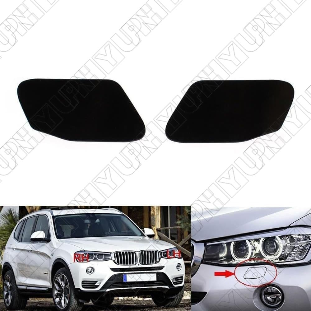 ya 27 6.18.2 Headlight Washer Nozzle Cover 51117347931, 51117347932 for BMW X3 F25 2010-2017