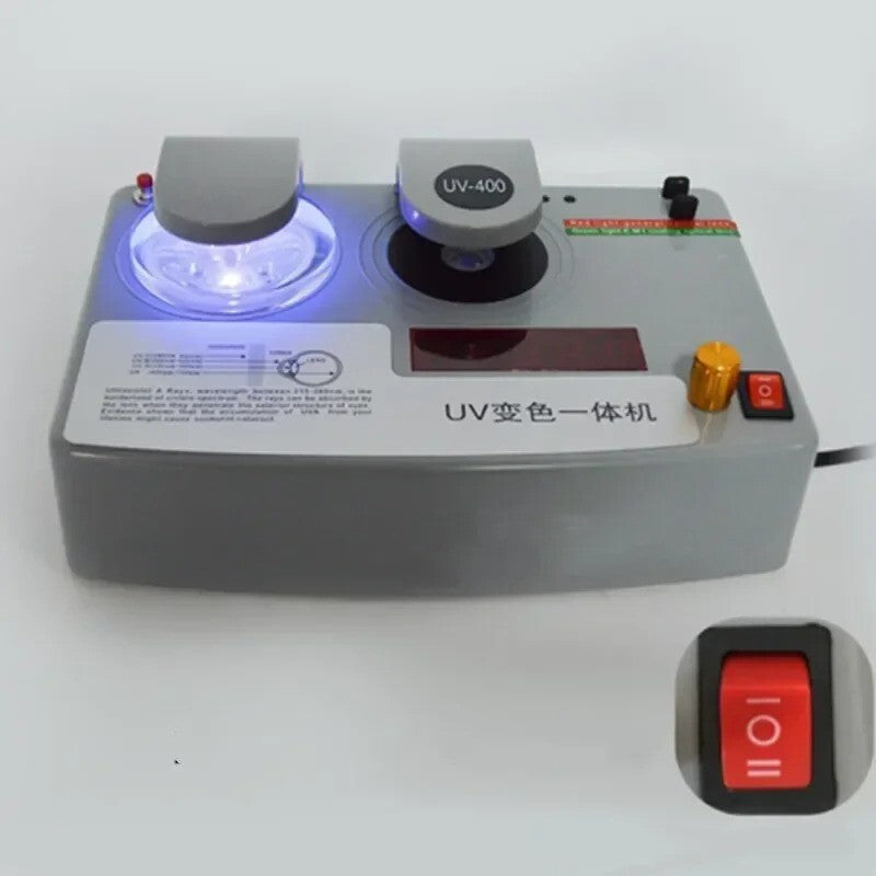 ya 26 Colour Changing Multifunctio l Radiation Protive Lens Test Eyewear UV Tester