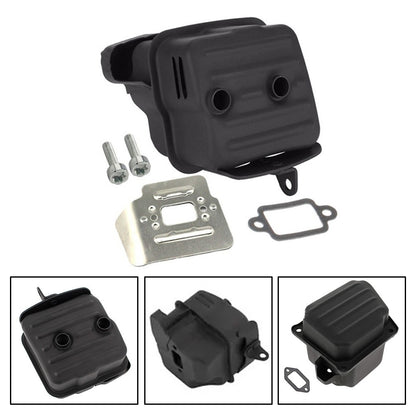 ya 17 Muffler Kit mize Back Pressure Reduce Noise Levels Reducing Fuel Consumption