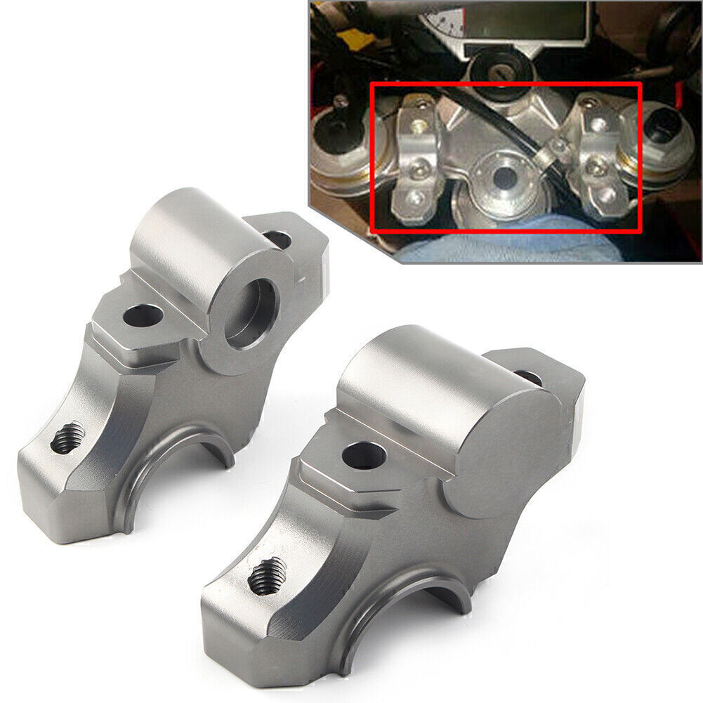 ya 5 8.7 Handle Clamp Handlebar Riser Bar for Yamaha MT FZ 09 MT09 2013-2017 Titanium