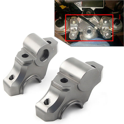 ya 5 8.7 Handle Clamp Handlebar Riser Bar for Yamaha MT FZ 09 MT09 2013-2017 Titanium