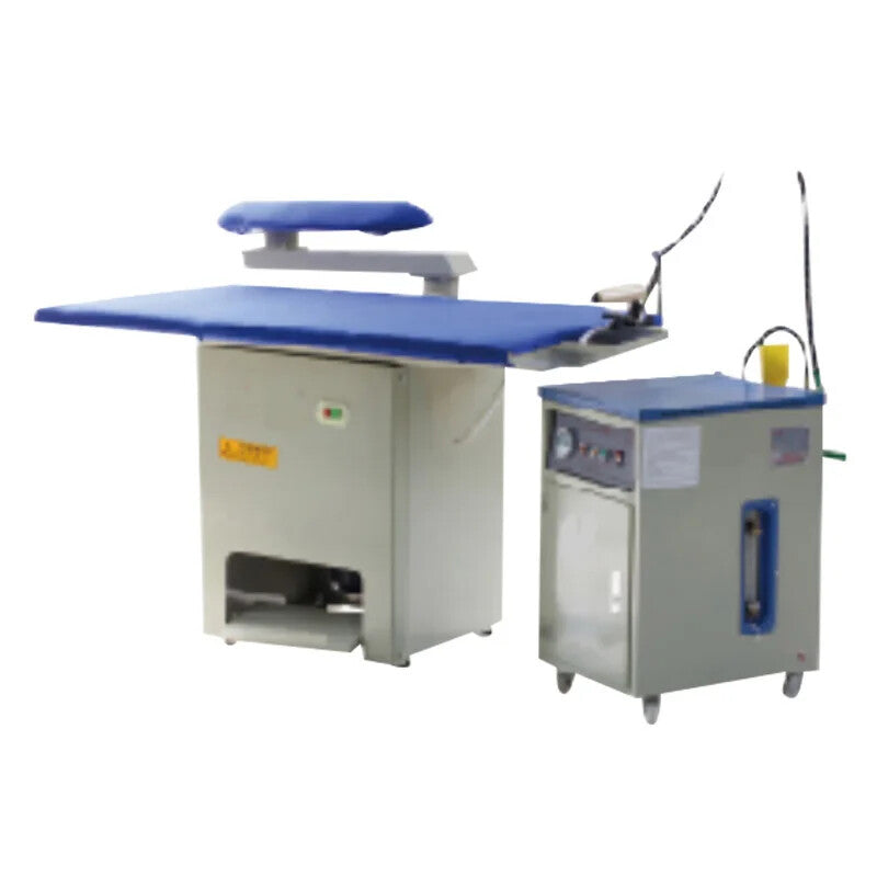 ya 25 Foot-operated Vacuum Ironing Table Ironing Table for Hotel Uniforms and Workwear