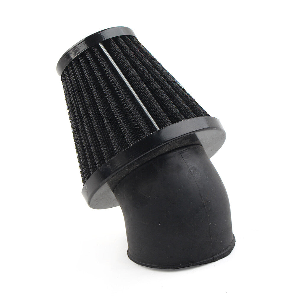 ya 5 8.7 48mm Air Intake Filter Cleaner Rubber Bend Inlet Stainless Steel Mesh