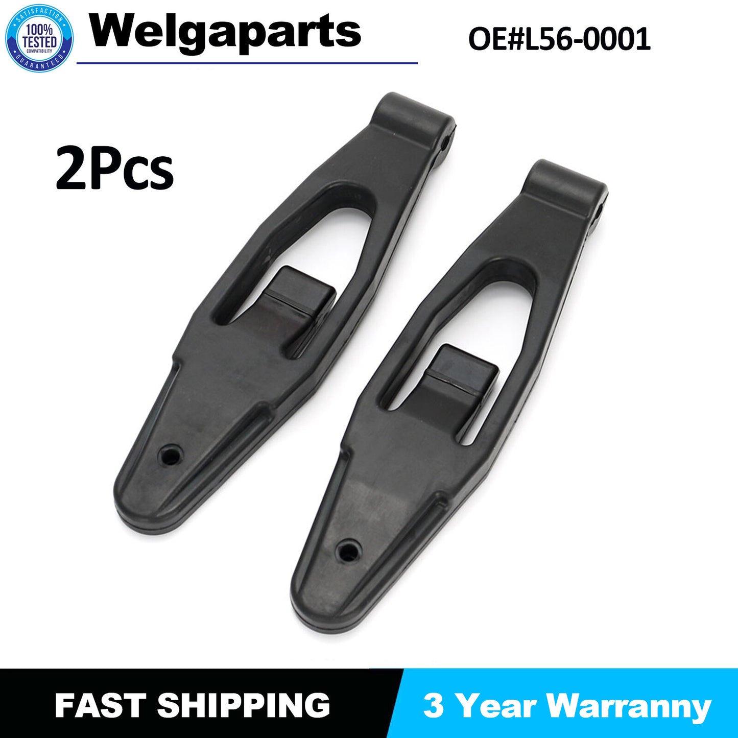 ya 5 6.15 2Pcs Hood Latch Base for Kenworth for Peterbilt Polyurethane 379 L56-0001 23-13857