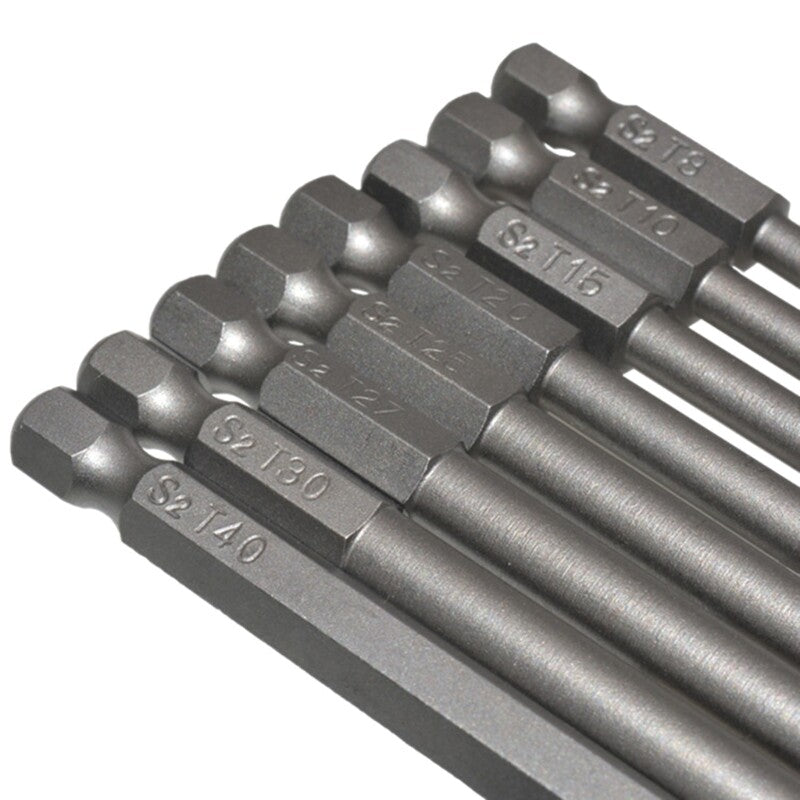 ya 26 Professio l 8 Size Screwdriver Set Hardened Steel for Pise Work T8 -T40 8PCS