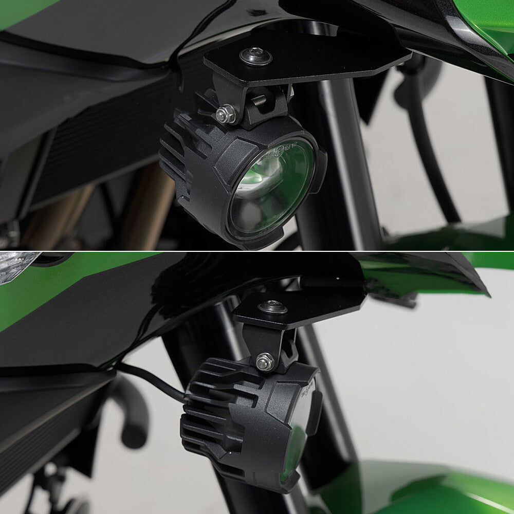 ya 5 8.7 for Kawasaki 650 Motorcycle Spotlight Bracket Fog Light Mounting Kits
