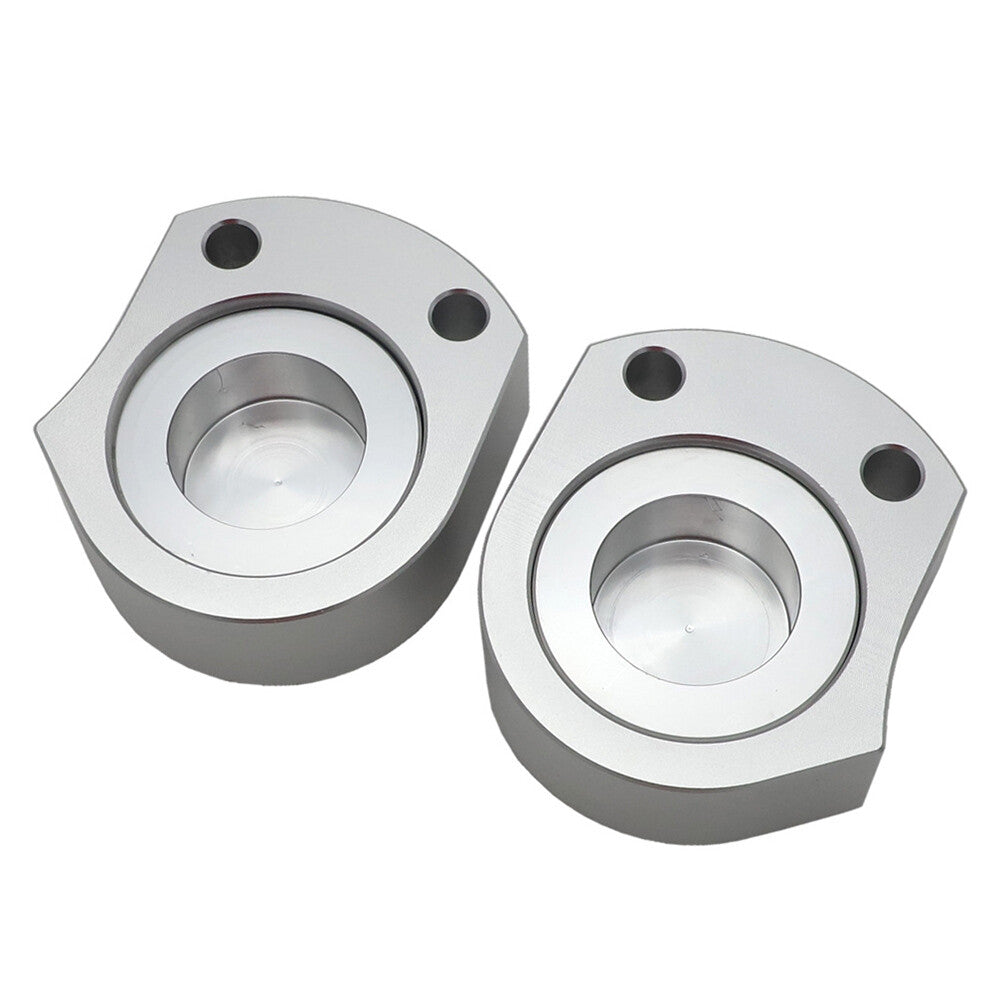 ya 5 8.7 for Kawasaki ZX14R/ZZR1400 2006-2018 Silver CNC Handlebar Riser Spacer Kit