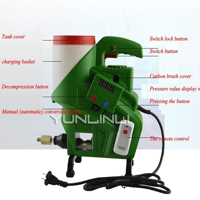 ya 26 High Pressure Grouting Machine Waterproof Grouting Pump Mending Leakage 220V
