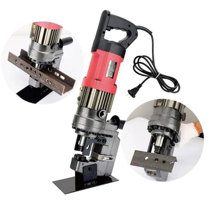 ya 26 High-power Portable Angle steel Punching Machine U-type Steel Plate Hole Puncher